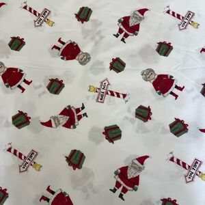 Festive Santa and Gifts twin sheets